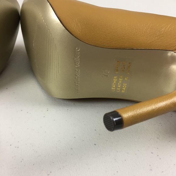 Martinez Valero Tan Leather Ankle Boots 7.5 - Picture 8 of 8